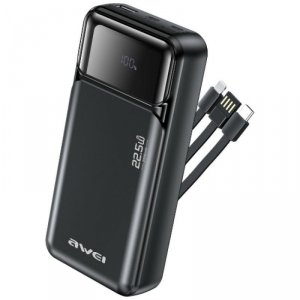 AWEI Powerbank PA-93 22,5W PD 20000mAh kable wbudowane