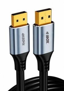 iBOX Kabel DisplayPort 4k60Hz złota wtyczka 2m