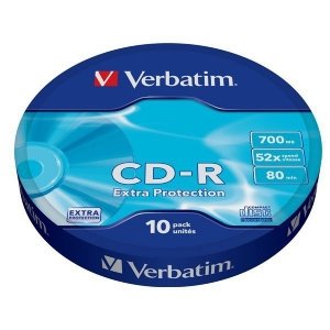 Verbatim CD-R 52x 700MB 10P SP Extra Protection Wrap 43725