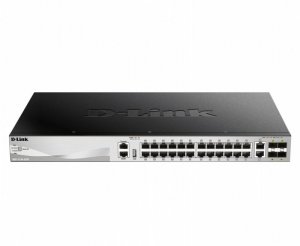 D-Link Przełącznik DGS-3130-30TS/SI 24GE 2x10G 4xSFP+