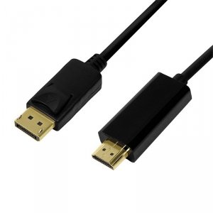 LogiLink Kabel DisplayPort 1.2 do HDMI 1.4, 2m Czarny