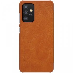 Nillkin Etui Qin Leather Samsung Galaxy A52 Brązowe