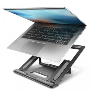 AXAGON STND-L Podstawa do laptopów aluminiowa 10-16, 4 regulowane kąty nachylenia