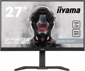 IIYAMA Monitor 27 cali GB2730QSU-B5 WQHD,HDMI,DP,DVI,USB3.0,75Hz,HAS(150mm)