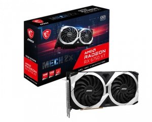 MSI Karta graficzna Radeon RX 6750 XT MECH 2X 12G OC 192bit GDDR6 3DP/HMDI