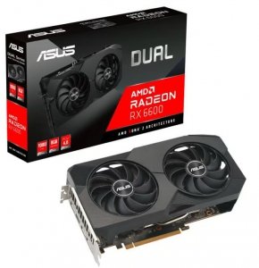 Asus Karta graficzna Radeon RX 6600 DUAL V2 8GB GDDR6 128bit 3DP/HDMI