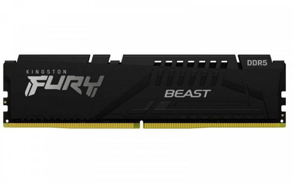 Kingston Pamięć DDR5 Fury Beast 32GB(1*32GB)/6000  CL36 czarna