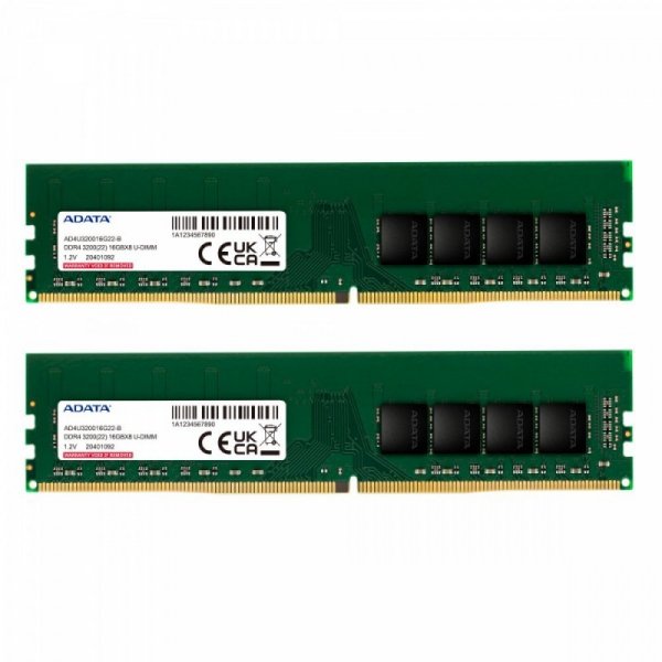 Adata Pamięć Premier DDR4 3200 DIMM 32GB (2x16) C22 DualTray