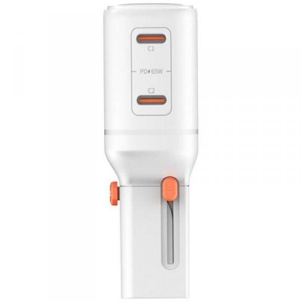 4smarts Ładowarka podróżna World Travel 65W USB-C + USB-A Biała