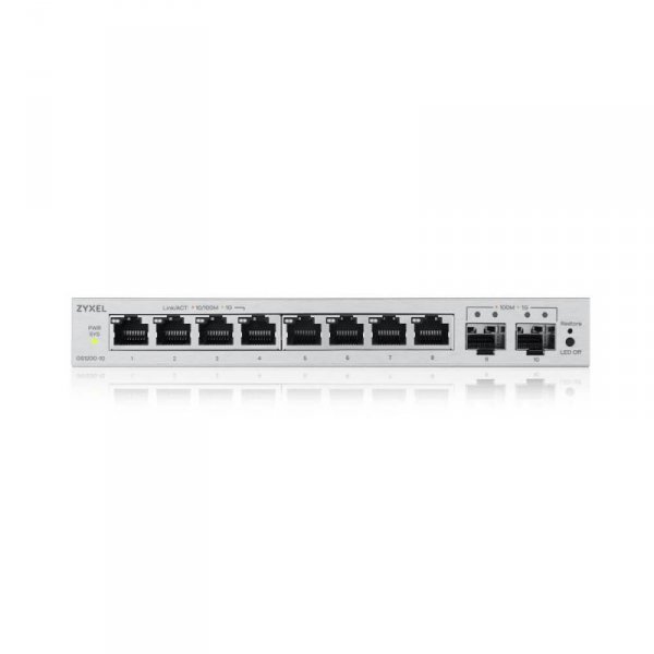 Zyxel Przełącznik 8xGE 2XSFP GS1200-10V3-EU0101F