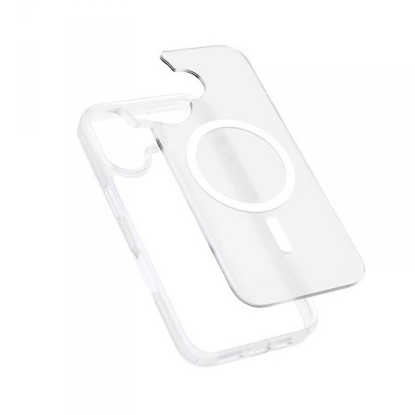 CRONG Etui Hybrid Matte Magnetic Etui MagSafe iPhone 17 Białe