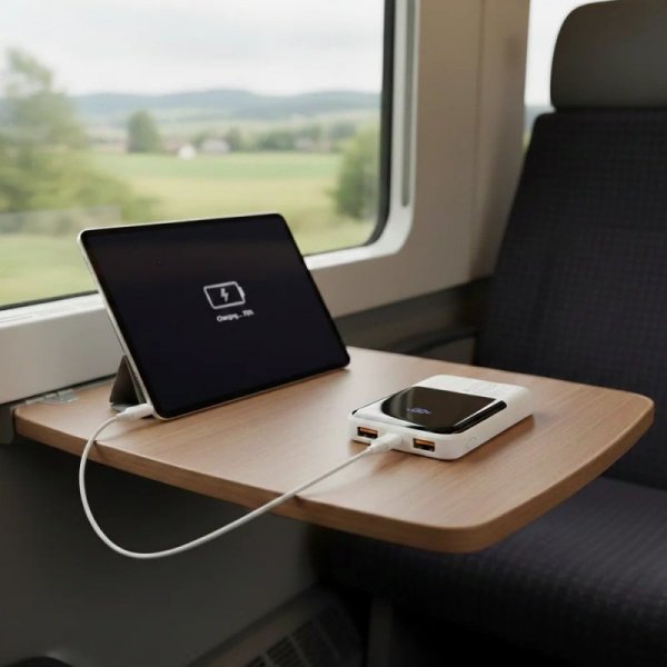 everActive Powerbank 10 000 mAh 2X USB 1X USB-C 22,5W QC4.0 wyświetlacz LED