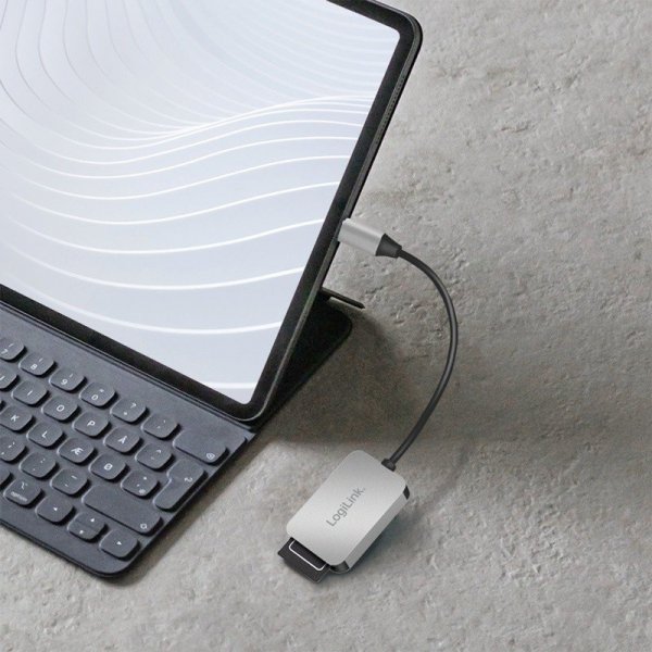 LogiLink Czytnik kart USB3.2 Gen 1, SD/microSD, USB-C