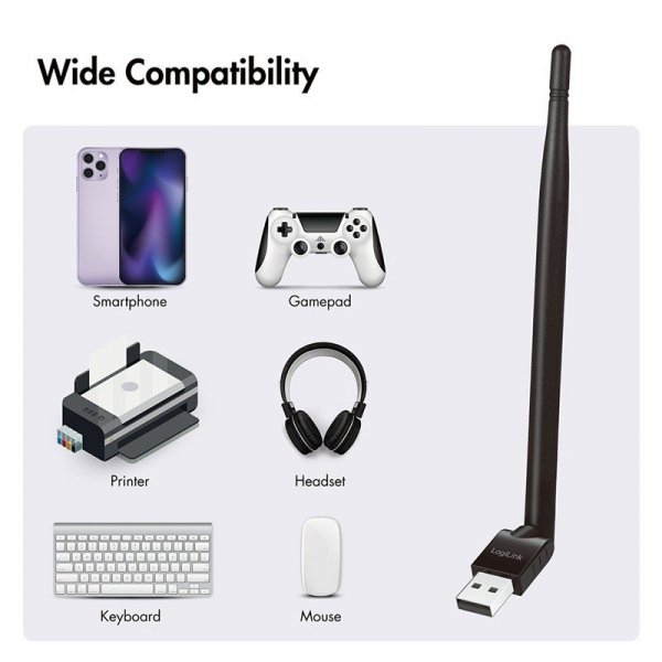 LogiLink Adapter Bluetooth 5.3, USB-A,3Mbit, zasięg 150m