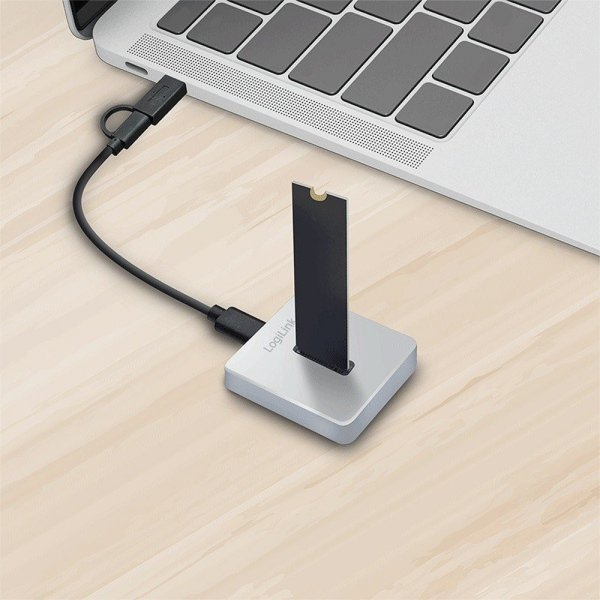 LogiLink Stacja dokująca dla M.2 NVMe, USB 3.2 Gen2