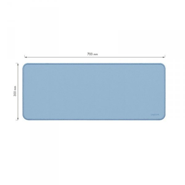 LogiLink Podkładka na klawiaturę i mysz, XXL, niebieska
