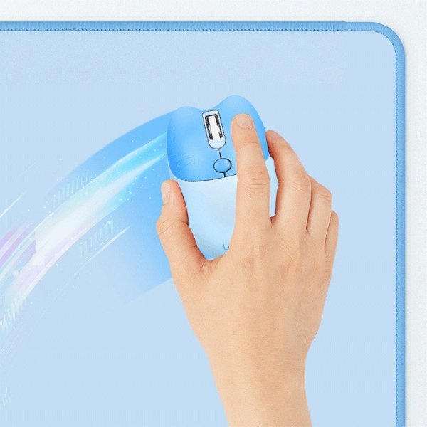 LogiLink Podkładka na klawiaturę i mysz, XXL, niebieska