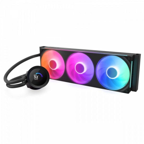 NZXT Chłodzenie wodne KRAKEN PLUS 360 RGB LCD czarne
