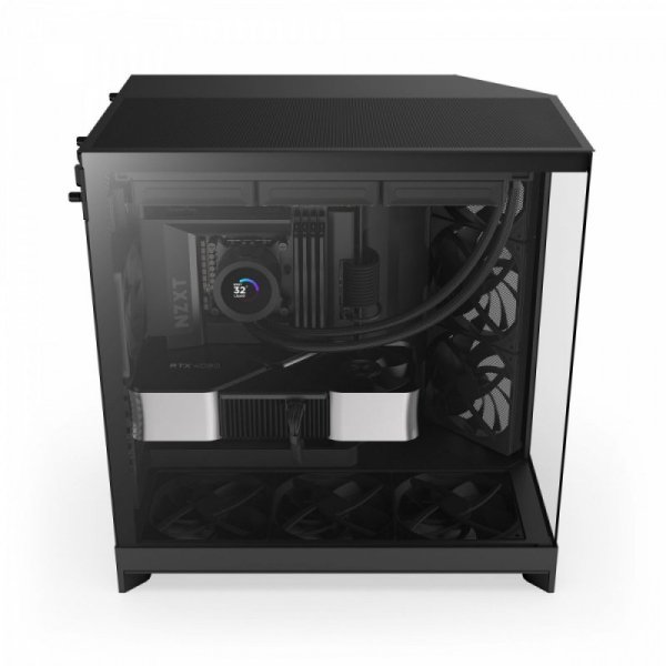 NZXT Obudowa H9 Flow Midi Tower z oknem czarna