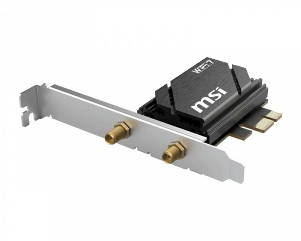MSI Karta sieciowa Herald BE6500 WiFi 7 PCIe