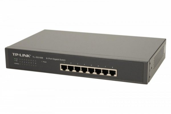 TP-LINK SG1008 switch 8x1GbE Desktop/Rack