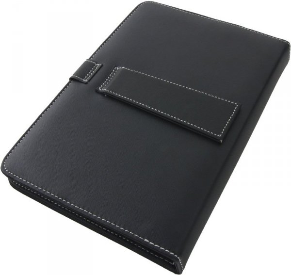 Esperanza KLAWIATURA + ETUI DO TABLETÓW 10,1&quot; EK125 MADERA / SKÓRA         EKOLOGICZNA /  STAND / CZARNE