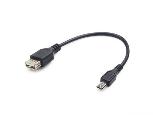 Gembird KABEL USB MICRO BM-&gt;AF USB 2.0 OTG 15CM długi wtyk
