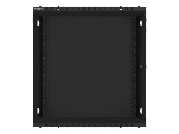 Lanberg Szafa instalacyjna wisząca 19 12U 600X450mm czarna (drzwi szklane)