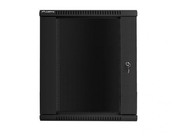 Lanberg Szafa instalacyjna wisząca 19 cali 15U 600X600mm czarna (drzwi szklane)