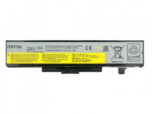Mitsu Bateria do Lenovo IdeaPad Y480 4400 mAh (49 Wh) 10.8 - 11.1 Volt