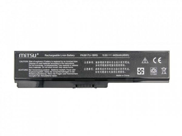 Mitsu Bateria do Toshiba L700, L730, L750 4400 mAh (48 Wh) 10.8 - 11.1 Volt