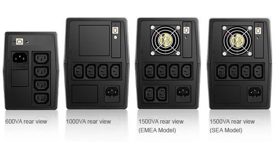 DELTA ELECTRONICS VX1000 1000VA/600W Line Interactive  USB UPA102V210035
