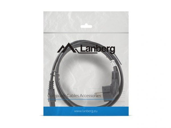 Lanberg Kabel zasilający Laptop (MIKI) IEC 7/7 - IEC 320 C5 1.8M VDE czarny