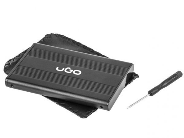 UGo Kieszeń zewnętrzna SATA 2,5&#039;&#039; USB 2.0 Aluminium