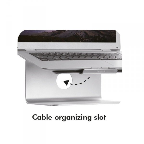 LogiLink Aluminiowa podstawka pod notebooka 11-17 cali 5kg