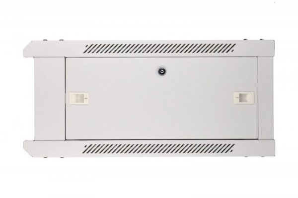 Extralink Szafka wisząca rack 4U 600x600 szara szklane drzwi