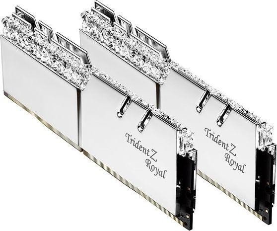 G.SKILL Pamięć do PC DDR4 32GB (2x16GB) TridentZ Royal RGB DDR4  3200MHz CL16 XMP2 srebrna