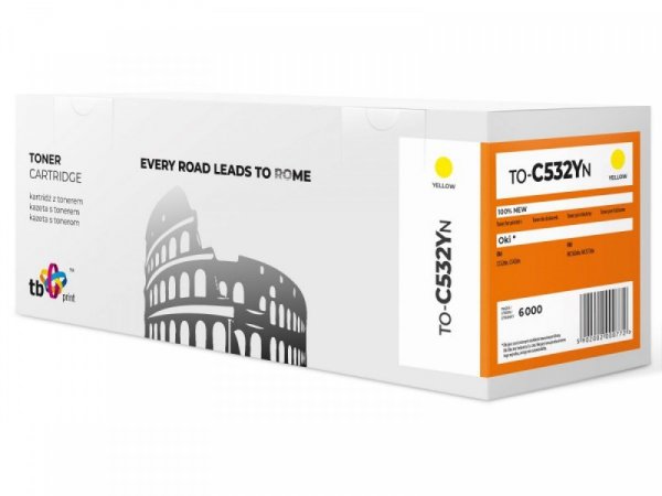 TB Print Toner do OKI C532 TO-C532YN Żółty 100% nowy