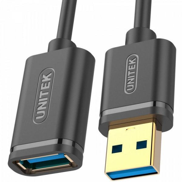 Unitek Przedłużacz USB 3.1 gen 1, 3M, AM-AF; Y-C4030GBK