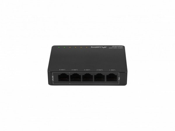 Lanberg Switch POE + Desktop 5 port 1GB DSP3-1005-60W