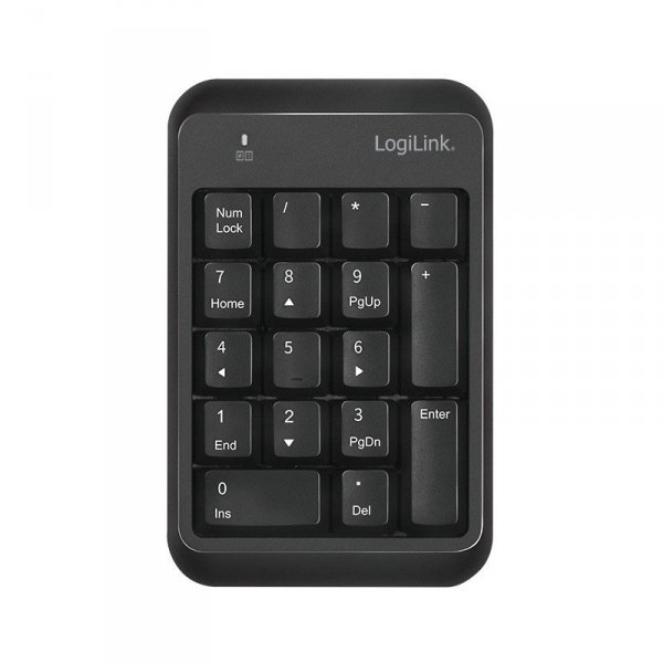 LogiLink Klawiatura numeryczna Bluetooth v5.1 czarna