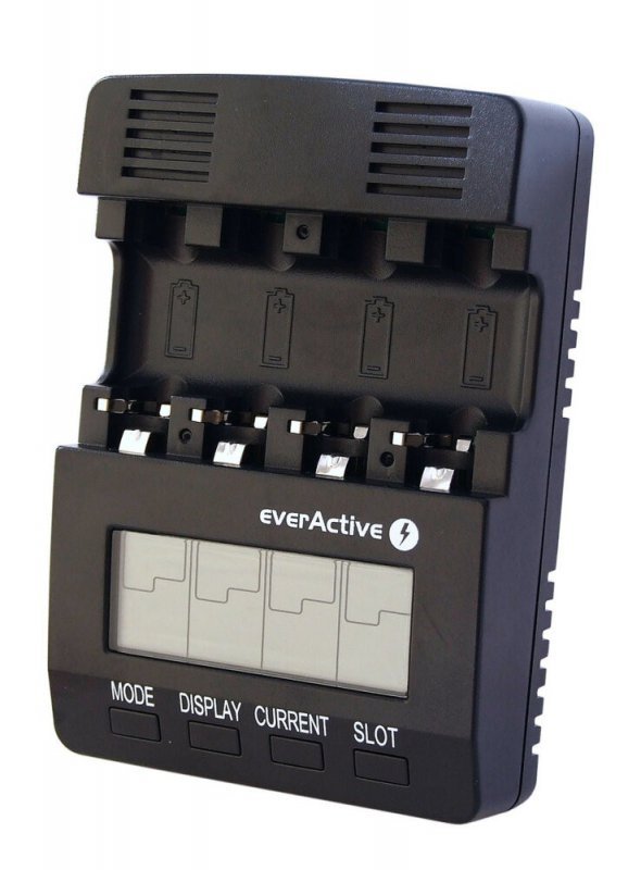 everActive Ładowarka procesorowa NC-3000 do akumulatorków AA/AAA/C/D