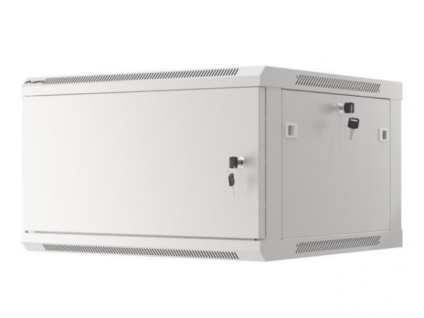 Lanberg Szafa wisząca 19 cali 6U 600x600 szara WF01-6606-00S