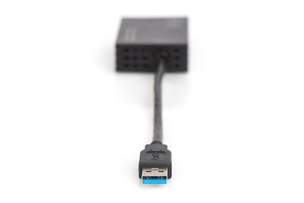 Digitus Karta sieciowa przewodowa USB 3.0 A do RJ45 Gigabit SFP Ethernet 1 Gbps Fiber Chipset RTL8153