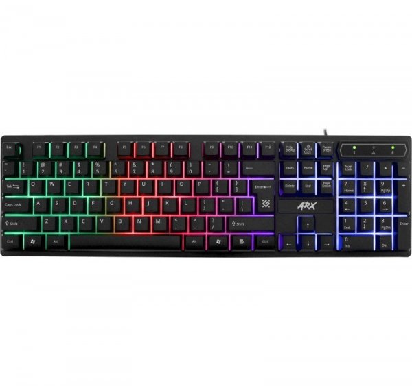 Defender Klawiatura gamingowa ARX GK-196L przewodowa podświetlenie LED