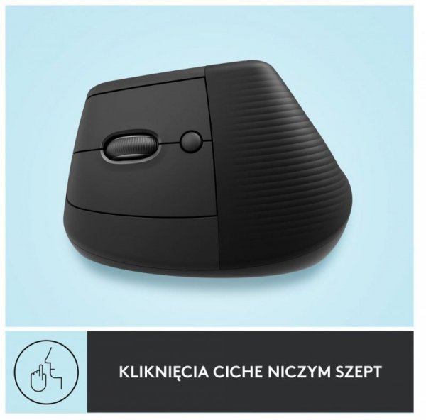 Logitech Mysz Lift Grafit dla leworęcznych 910-006474