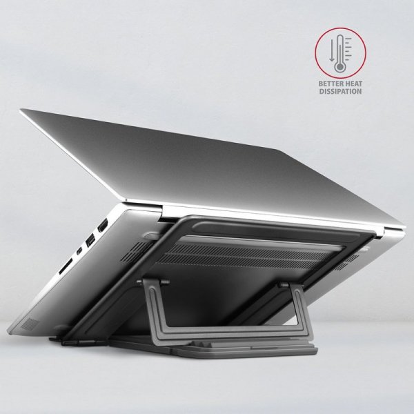 AXAGON STND-L Podstawa do laptopów aluminiowa 10-16&quot;, 4 regulowane kąty nachylenia
