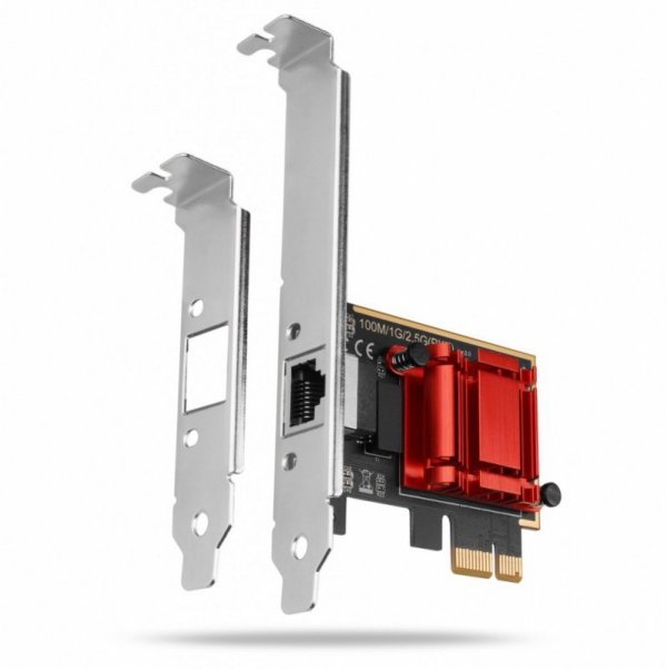 AXAGON PCEE-G25 Karta sieciowa PCIe 1 x 2.5 Gigabit Ethernet port  RJ-45 Realtek, PXE, SP & LP