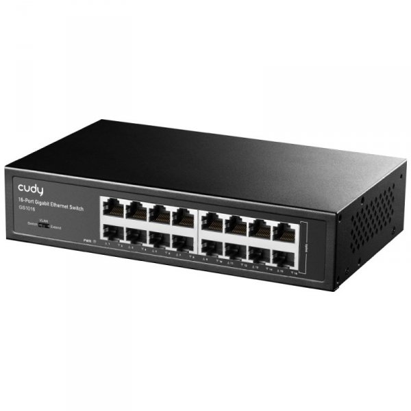Cudy Przełącznik GS1016 16xGE metalowa obudowa