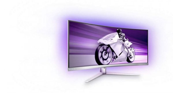 Philips Monitor 34 cale Evnia 34M2C8600 Curved QD OLED 175Hz HDMIx2 DP USB-C HDR HAS Ambiglow